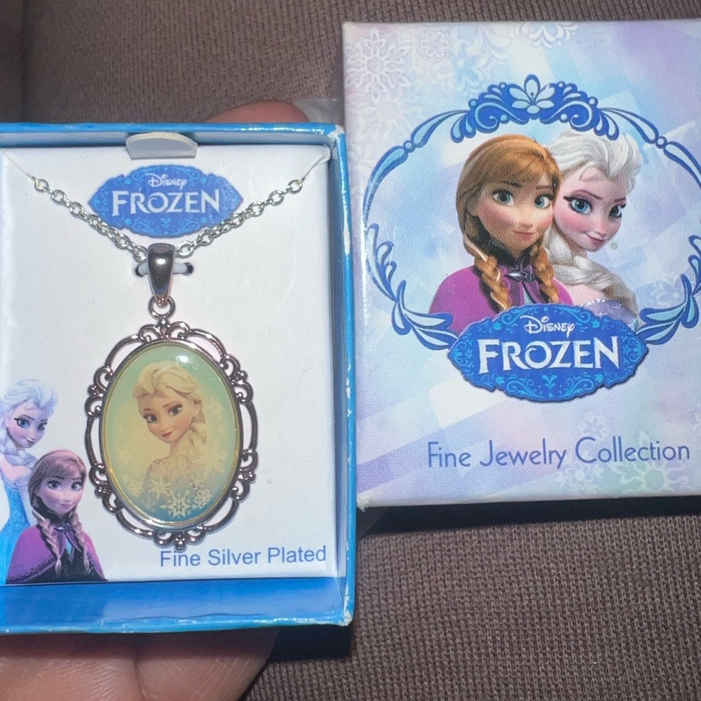 Disney Frozen Fine Silver Plated Necklace